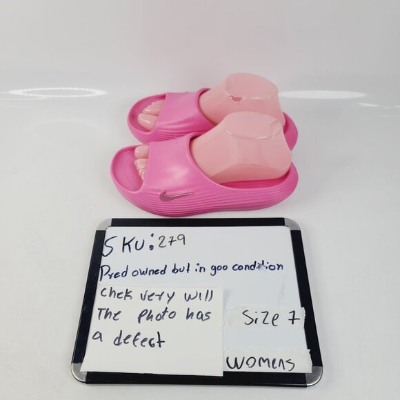 Nike Women's Pinksicle ReactX Rejuven8 Slip-On Slide Sandal Size US 7 - Picture 6 of 6